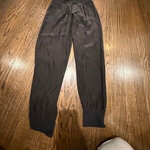 Women’s silk Black Jogger Pants - $250 retail